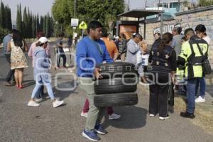 MANIFESTACIÓN . AVENIDA LAS MARGARITAS