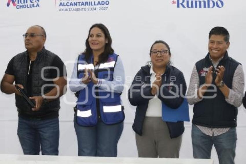 SAN ANDRÉS CHOLULA . RED DE AGUA POTABLE