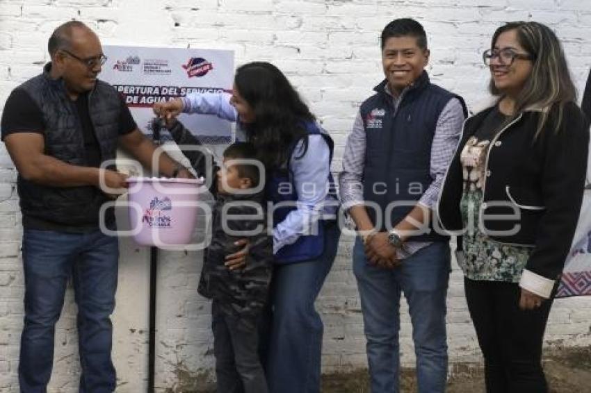 SAN ANDRÉS CHOLULA . RED DE AGUA POTABLE