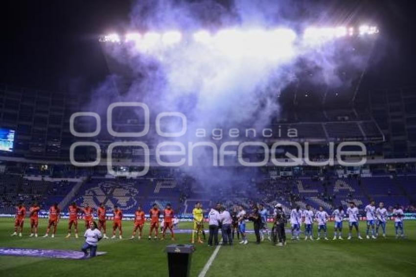 FÚTBOL . CLUB PUEBLA VS NECAXA