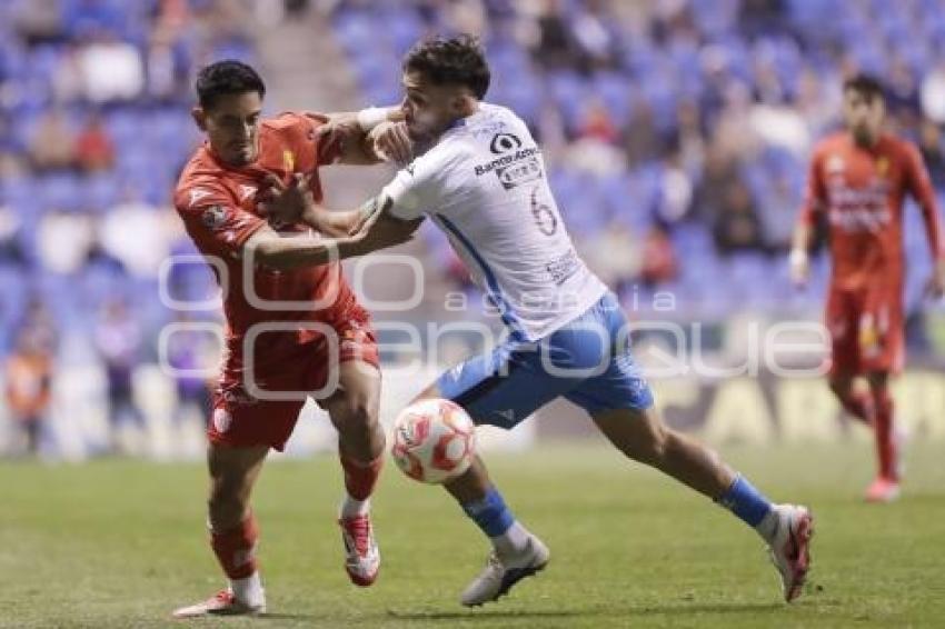 FÚTBOL . CLUB PUEBLA VS NECAXA
