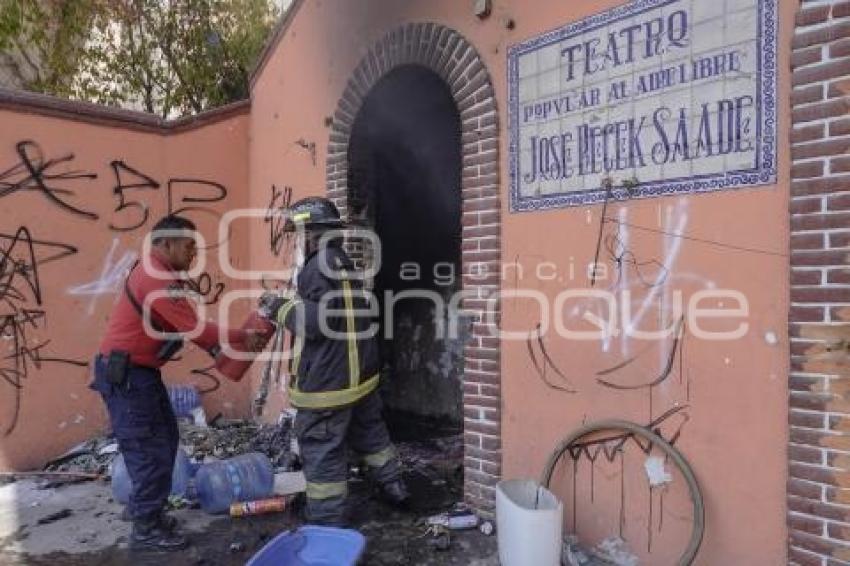 TEATRO JOSÉ RECEK SAADE . INCENDIO