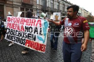 MANIFESTACIÓN . AMBIENTALISTAS