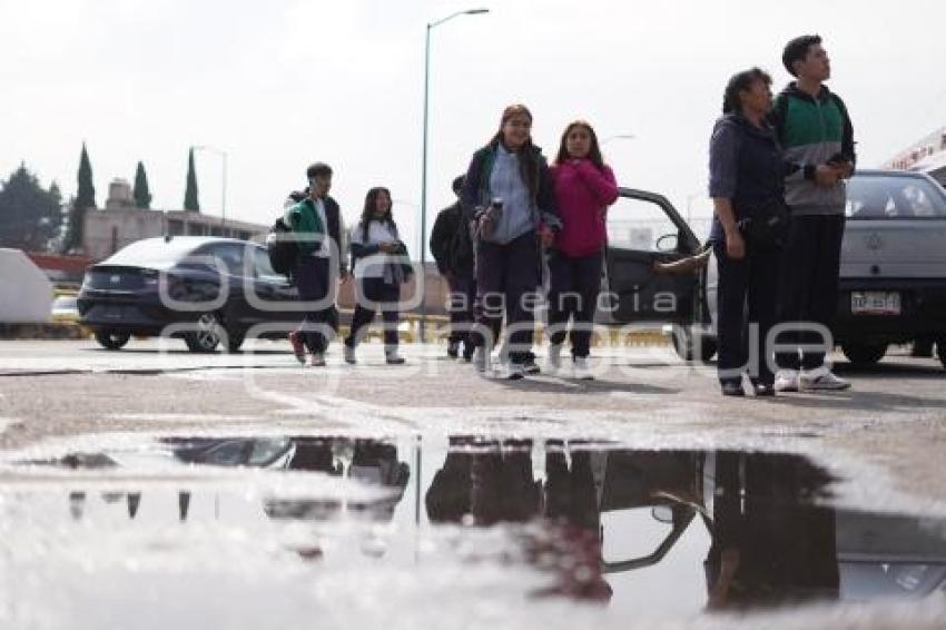 TLAXCALA . MANIFESTACIÓN DOCENTES CECYTE