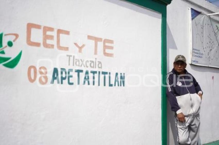 TLAXCALA . MANIFESTACIÓN DOCENTES CECYTE