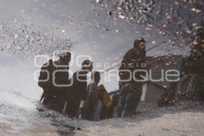 TLAXCALA . MANIFESTACIÓN DOCENTES CECYTE