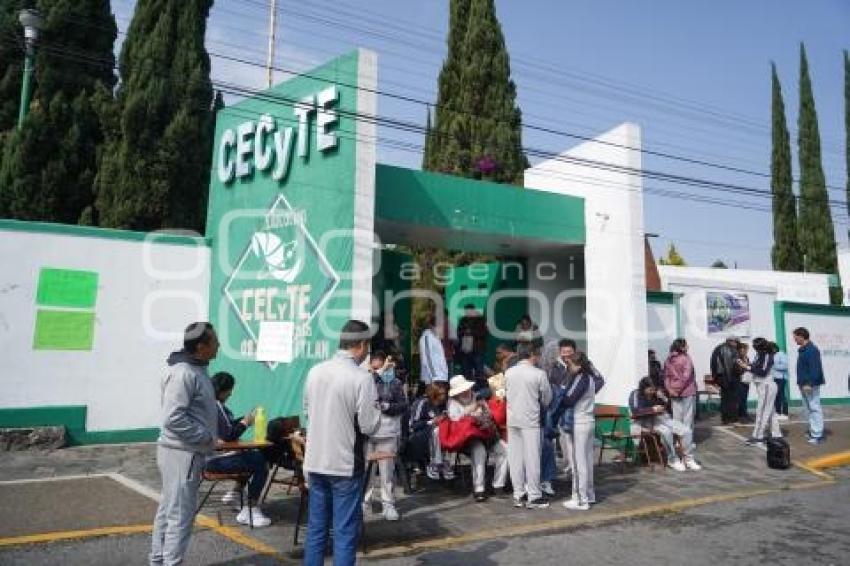 TLAXCALA . MANIFESTACIÓN DOCENTES CECYTE