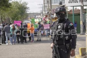 MANIFESTACIÓN MERCADO MORELOS