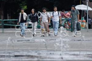 ZÓCALO . FUENTES DANZANTES