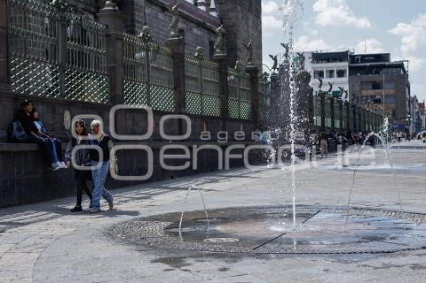 ZÓCALO . FUENTES DANZANTES