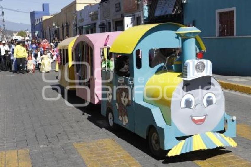 SAN PEDRO CHOLULA . DESFILE DE PRIMAVERA
