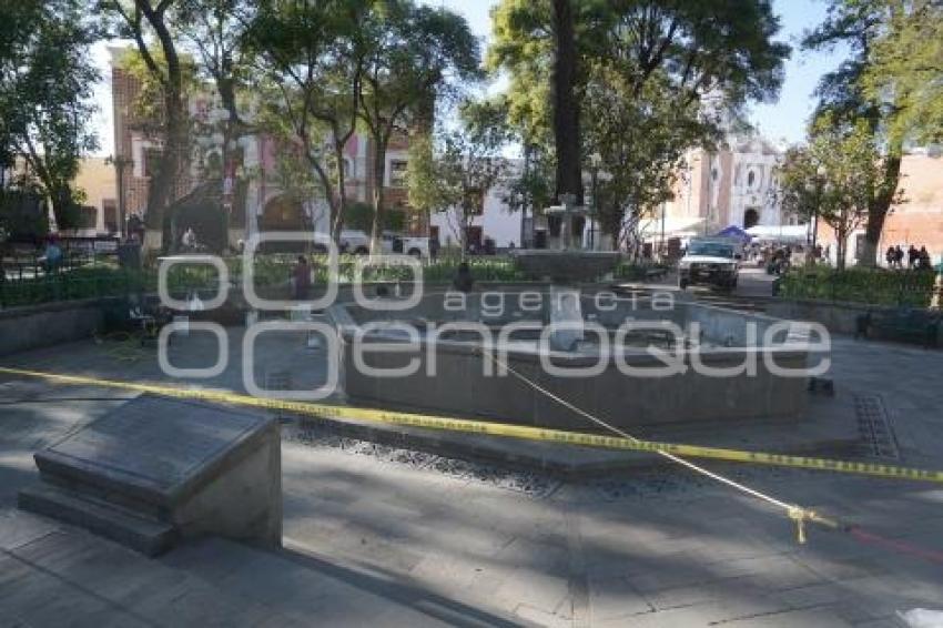 TLAXCALA . RESTAURACIÓN DE FUENTE 8M