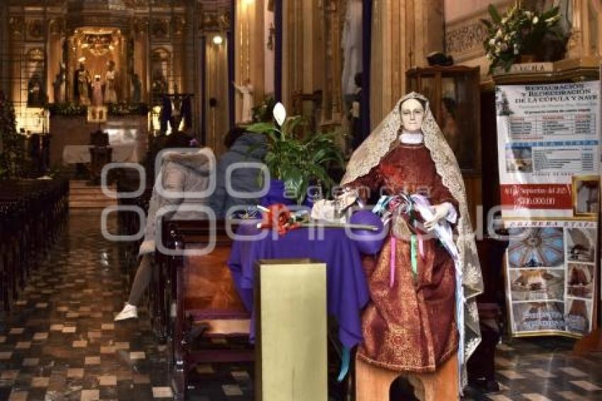 TLAXCALA . VISITA A LA VIRGEN