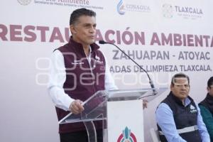 TLAXCALA . JORNADA DE LIMPIEZA RIO ATOYAC